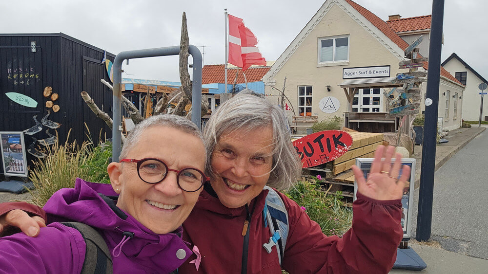 Mette og Isabella på Vesterhavscaminoen